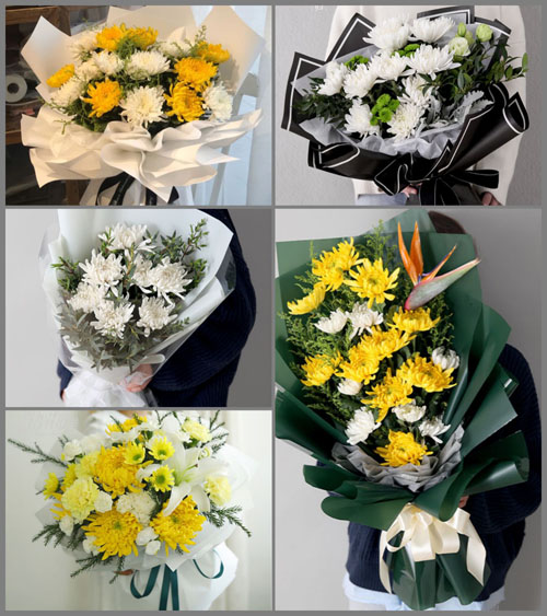 贵州黔东南州锦屏县河口乡白事花束代送